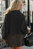 Dropped Shoulder Mock Neck