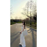 Slim Slimming Blouse Set Of High-Waisted Loose Tug Trousers Casual Broad