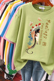 100% Cotton Oversize T Shirt Short Sleeve Women's Top 2023 Summer Couple Loose 6XL Oversized T Shirts Chinese