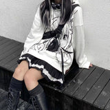 Mall Goth Gothic Lace Ruffle Mini Skirts Womens Harajuku Fairy Grunge Black Pleated Skirt Japanese Lolita