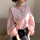 Toloer Fashion Style Sweater Korean Soft-Creative Languid Lazy Super-Good-Looking White Striped Print
