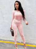 Knitting Crop Top and Pants