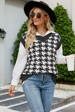 V-Neck Capped Sleeve Knit