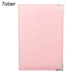 License Holder Purse Business Credit Cards Storage Case PU Leather Car Driving Documents