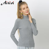 Winter black sweaters for women Turtleneck Sweater women's Pullover Jumper Knitted Casual Slim Sweater Female plus