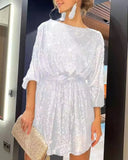 Festival Party Shiny Crystal Beads Dress Dress Dress