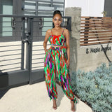 Fashion Sexy Colorful Print Two
