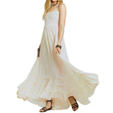 2021 summer bohemian women beach dress free sexy people backless Long Maxi dress holiday party hippie chic boho