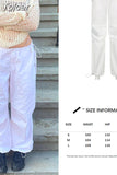 Pockets Cargo Pants Women Straight Loose Wide Leg Mom Jeans Vintage 90S Aesthetic Low Waist Streetwear Baggy Denim