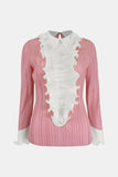 Lettuce Trim Accordion Pleated