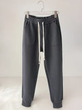 Thick Warm Pants Women Velvet Sweatpants Jogger Elastic High Waist Casual Thick Sweatpants Windproof Pants For