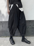 High Elastic Waist Black Brief Casual Long Pants New Loose Fit Trousers Women Fashion Tide Spring Autumn 2023