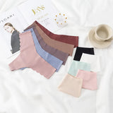 Thong Trousers Ice Silk Sexy Low-Waist Pure Lust Wind T-Pants Thin Invisible Ladies