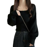 Collared Sweater Women 2025 Autumn And Winter 2025 New Gentle Inside Lazy Design Knitted Bottom