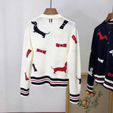 Fashion Knitted Sweater 2023 Autumn Graphic Womens Cothing Kawaii Knit Clothes For Womens Harajuku Long Sleeves