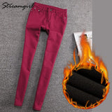 Pants Women's Thick Winter Pants Women Trousers Warm Fleece Winter Women Pants Female Velvet Ladies Office Pant
