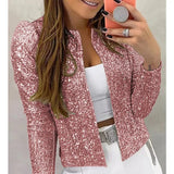 Pretty Spring Fashion Sequined Casual