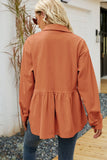 Longline Peplum Shirt