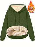 Wish Autumn And Winter Fashion Women's Clothing Warm Pocket Hoodie Coat
