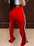 High Waist Ruffle Sides