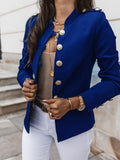 Burst Long Sleeve Rebuttoned Small Suit Short