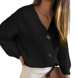 Wish Sweater Women 2025 Autumn And Winter Loose Size Mahjong Button Coarse Sweater