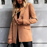 New Thin Women Fashion White Black Blazers and Jackets 2023 Button Office Suit Coat Ladies Elegant Outwear Chic