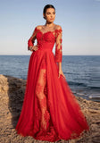 White Romantic One Shoulder Sleeveless Patchwork Sequined Asymmetrical Evening