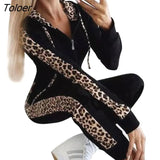 Pieces Sets Women Casual Sport Joggers Long Sleeve Zipper Coat Pants Set 2023 Spring Streetwear Track Suit