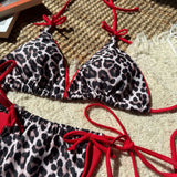 2025 New Sexy Leopard Colorimeter Swimsuit