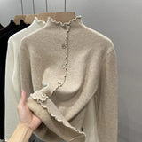 Shirt Women Spring And Autumn 2025 New Design Sense Of Small Solid Casual Folding Long-Sleeved Shirt Coat