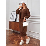 And Autumn 2025 New Comfortable Casual Pit Jacket Dress