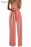 Suit Women Summer Sexy One Shoulder Print Loose Wide Leg Jumpsuits Elegant Office Lady Party Jumpersuit Women