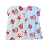 Summer Summer Fashion Sleeveless Thin Print