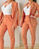 New Fashion Print Casual Suit Women's Clothing With