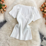 Babes Style Short-Sleeved Design Sense Of Small Side Collar Machine Collar Collar Collar Collar Collar Collar Collar Collar Collar Collar Collar Collar Collar Collar Collar Collar Collar Collar Collar Collar Collar Collar Collar