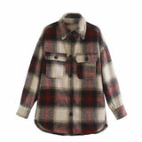 Style Oversized Plaid Shirts Blouse Women Autumn Cotton Blouse Long Sleeve Plus Size Blouses 2020 Button Up Shirt
