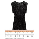 Women's Beads Dress Dress Sleeveless Party With Cushioned Shoulder Mini Dress