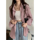 Sunscreen Shirt Coat Women's Summer Thin Design Small Loose Shirt Summer 2025