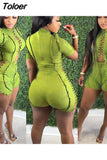 Sexy Cutout Strappy Bandage Rompers Playsuits Rib Knit Jumpsuit Clubwear 2023 Wholesale Lots Bulk Clothes