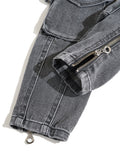 Fashion Women Jeans High Elastic Slim Lower Leg Zipper Can Be Opened To Become Denim Flared Pants Spring 2023 New