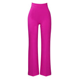 Women's 2025 New Fashion Temperament Tongle Casual Large-Legged Trousers African