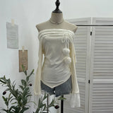 Shooting Holiday Wind Bra Strap With Bow Irregular Dress Loose Thin Short Sleeveless Top