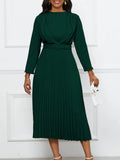 Women's Ebay New Temperament Elegant Pressure Commuting OL Solid Color African Large-Size