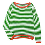 Knitted Striped Color Collision Design