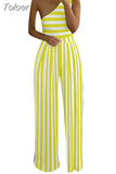 Suit Women Summer Sexy One Shoulder Print Loose Wide Leg Jumpsuits Elegant Office Lady Party Jumpersuit Women