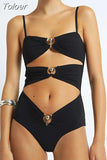 Sexy Hollow Out Bodysuits Female Camisole Sleeveless High Waist Spliced Button Solid Skinny Bodysuit For Women Summer