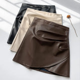 Acetic Acid Solid Silk Silk Slipping Fascination Leisure Broad Leg Trousers 2025 Summer New High-Waisted