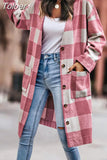 Coat Women Winter 2023 New Long Wool Coat High Quality Luxury Slim Fit Jacket Single Breasted Top Female Women's