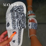 Sandals Women 2020 Bandana Shoes Woman Cork Sandals Flat Shoes Ladies Fashion Beach Sandles Shoes Women Sandalias